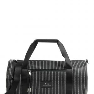 ARMANI EXCHANGE – Borsone Unisex Logo All-Over Nero