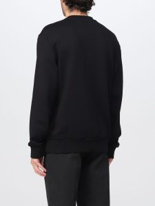 ARMANI EXCHANGE – Felpa Uomo con Applicazione Logo AX Nero