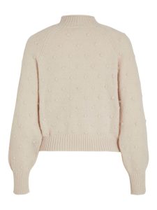 Vila – Pullover a maglia Donna Bianco