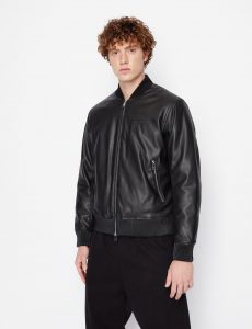 ARMANI EXCHANGE – Bomber con Logo Tono su Tono