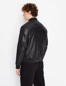 ARMANI EXCHANGE – Bomber con Logo Tono su Tono