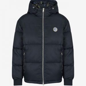 ARMANI EXCHANGE – Puff Jacket in Tessuto Tecnico Riciclato con Cappuccio