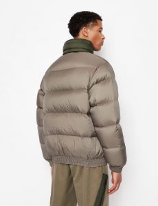 ARMANI EXCHANGE – Puff Jacket Uomo in Nylon Riciclato con Cappuccio