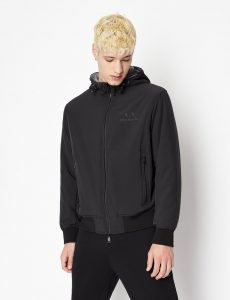 ARMANI EXCHANGE – Giubbotto reversibile in nylon stretch riciclato