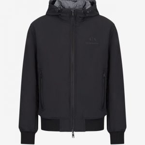 ARMANI EXCHANGE – Giubbotto reversibile in nylon stretch riciclato