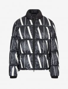 ARMANI EXCHANGE – Giacca Uomo in Denim Effetto Used Nero