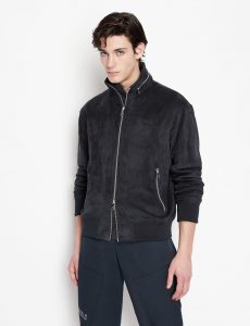 ARMANI EXCHANGE – Giubbotto in eco-suede Nero