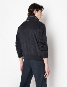 ARMANI EXCHANGE – Giubbotto in eco-suede Nero