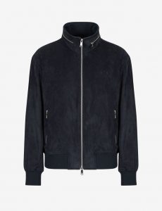 ARMANI EXCHANGE – Giubbotto in eco-suede Nero