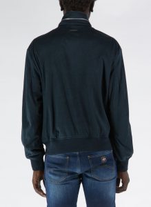ARMANI EXCHANGE – Giubbotto in eco-suede Blu