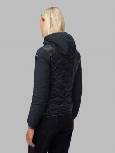 BLAUER – Piumino Nylon Neoprene Jo Nero