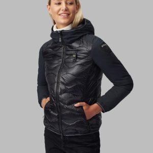 BLAUER – Piumino Nylon Neoprene Jo Nero