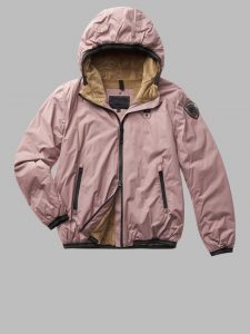 Blauer – PIUMINO LISCIO CON INTERNO IN PELLICCIA VICKIE Rosa