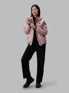 Blauer – PIUMINO LISCIO CON INTERNO IN PELLICCIA VICKIE Rosa