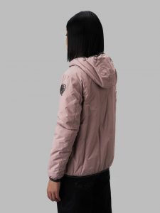 Blauer – PIUMINO LISCIO CON INTERNO IN PELLICCIA VICKIE Rosa