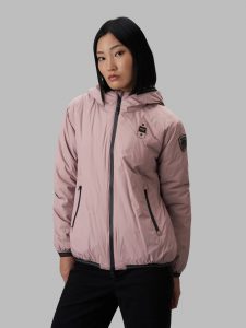 Blauer – PIUMINO LISCIO CON INTERNO IN PELLICCIA VICKIE Rosa