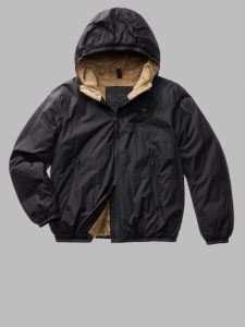 Blauer – PIUMINO LISCIO CON INTERNO IN PELLICCIA VICKIE Nero