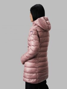 Blauer – Piumino Lungo Imbottitura Eco Lena Rosa