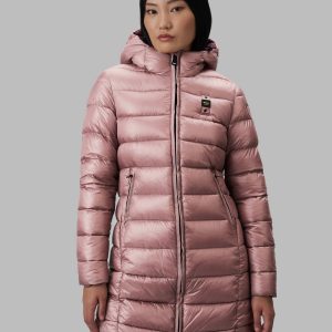 Blauer – Piumino Lungo Imbottitura Eco Lena Rosa