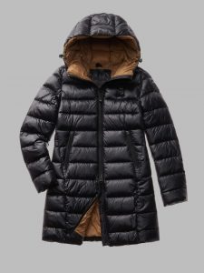 Blauer – Piumino Lungo Imbottitura Eco Lena Nero
