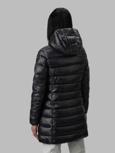 Blauer – Piumino Lungo Imbottitura Eco Lena Nero