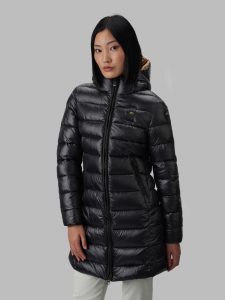 Blauer – Piumino Lungo Imbottitura Eco Lena Nero