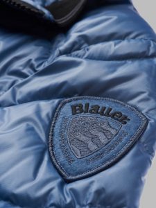 BLAUER – Piumino Uomo Leggero ad Onde Terence Celeste