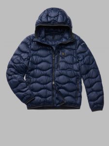 BLAUER – Piumino Uomo Leggero ad Onde Terence Blu