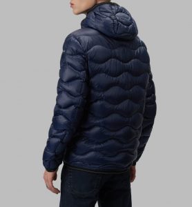 BLAUER – Piumino Uomo Leggero ad Onde Terence Blu