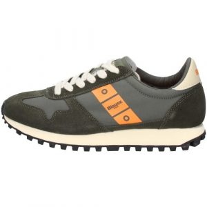 Blauer – Scarpe Uomo in camoscio e tessuto f2dawson02 Military/Orange