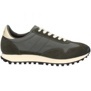 Blauer – Scarpe Uomo in camoscio e tessuto f2dawson02 Military/Orange