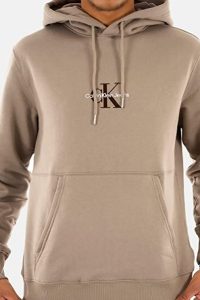Calvin Klein – Felpa con Cappuccio Monologo