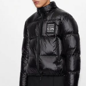 ARMANI EXCHANGE – Piumino Uomo Fullzip Icon Period Nero
