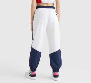 Tommy Hilfiger – Pantalone Tuta Donna JOGGERS CON MOTIVO COLOR BLOCK