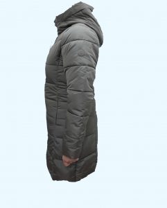 SAVE THE DUCK – Cappotto Donna Taylor Hooded Puffer Grigio Fago