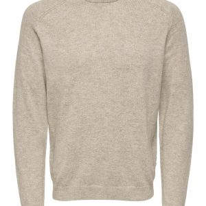 ONLY & SONS – Maglione a Maglia Uomo Beige