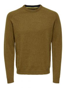 ONLY & SONS – Maglione a Maglia Uomo Marrone