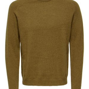 ONLY & SONS – Maglione a Maglia Uomo Marrone