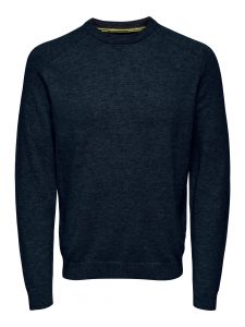 ONLY & SONS – Maglione a Maglia Uomo Navy Blu
