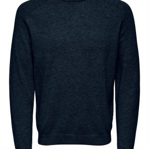 ONLY & SONS – Maglione a Maglia Uomo Navy Blu