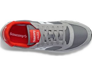 SAUCONY-Scarpe UOMO JAZZ ORIGINAL BIANCO/GRIGIO/Rosso