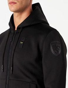 BLAUER – Felpa in Neoprene con Cappuccio