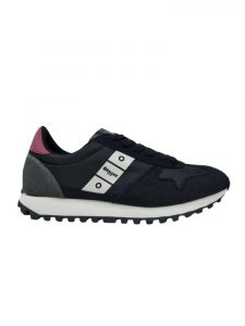 Blauer – Scarpe Uomo in camoscio e tessuto f2dawson02 Nero