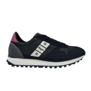 Blauer – Scarpe Uomo in camoscio e tessuto f2dawson02 Nero