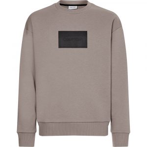 Calvin Klein – Felpa Con Logo Testurizzata Dal Taglio Rilassato