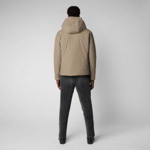 SAVE THE DUCK – Giubbino Uomo Ignacio Grigio Fango