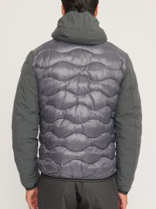 BLAUER – Piumino Uomo Nylon e Neoprene con Taschino Nixon Grigio
