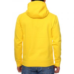 TOMMY HILFIGER – Felpa CON CAPPUCCIO E PATCH BANDIERINA Gialla