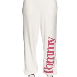 Tommy Hilfiger – Pantalone tuta Tjw Bold da donna panna