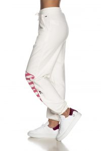Tommy Hilfiger – Pantalone tuta Tjw Bold da donna panna